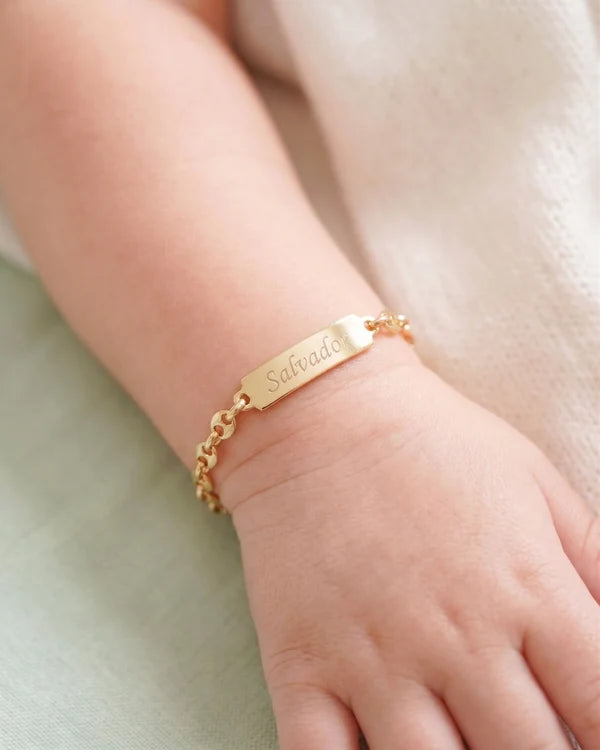 Pulseira Esclava Baby Gucci 13+3cm