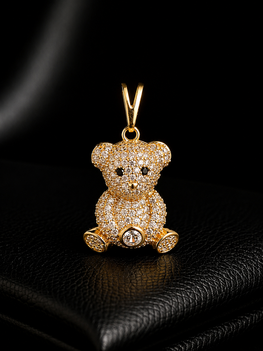 Pendente Urso Swarovski 2cm