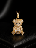 Pendente Urso Swarovski 2cm