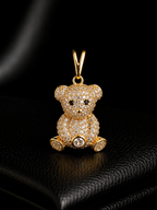 Pendente Urso Swarovski 2cm