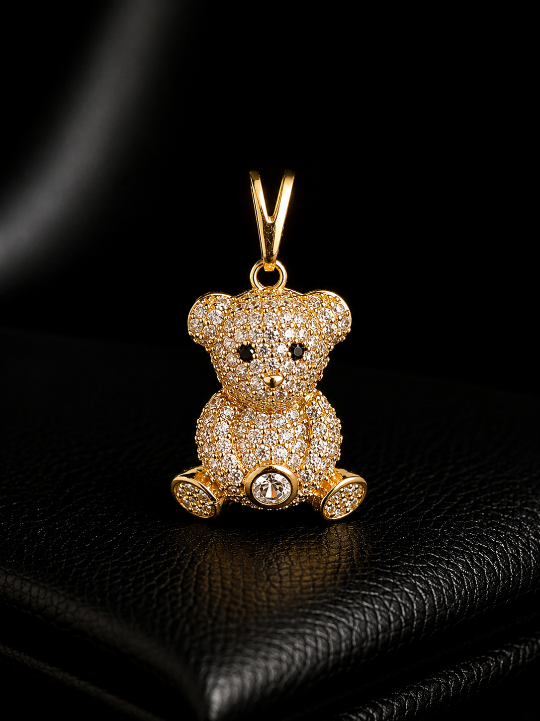 Pendente Urso Swarovski 2cm