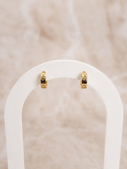 Brinco Candonga Cartier 1 cm