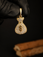 Pendente Saco de Dinheiro Swarovski 2,5cm