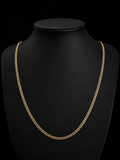 Corrente Cubana Plana Diamantada 3mm 60cm