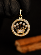 Pendente Medalha Rolex Swarovski 1,8cm