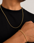Corrente Militar 60cm + Pulseira Militar 21cm