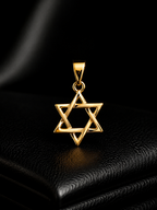 Pendente Estrela de David Lisa 2,3cm