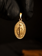 Pendente Medalha Milagrosa Média 2cm