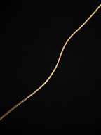 Corrente Cola de Rato Diamantado 1mm 45cm