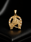 Pendente Ferradura com Cristal 1,8cm