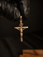 Pendente Cristo Madeiro Inri 3,5cm