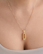 Conjunto Veneziana 45cm + Messik Swarovski